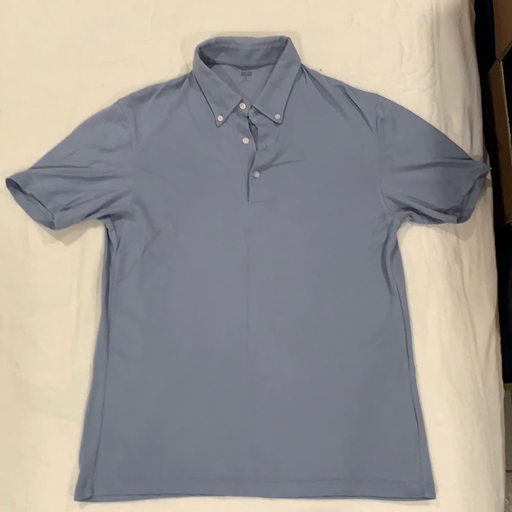 Uniqlo M Blue Polo Shirt